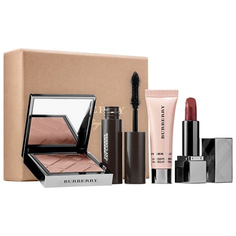 burberry beauty makeup bag|Burberry makeup gift set.